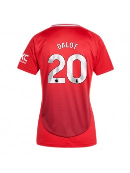 Ženski Nogometna dresi replika Manchester United Diogo Dalot #20 Domači 2024-25 Kratek rokav